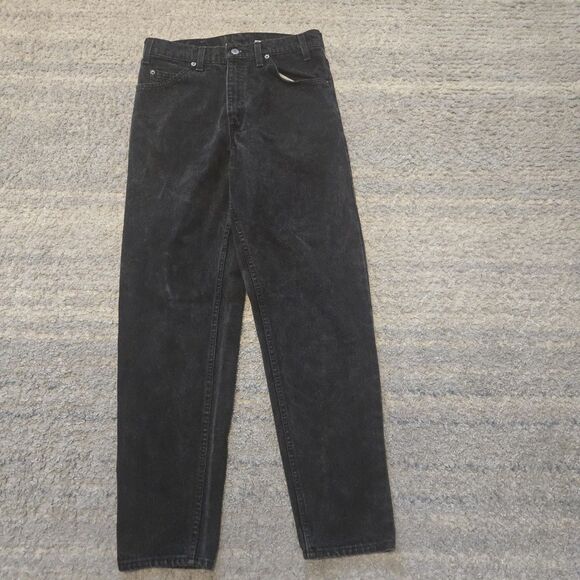 Vintage 90s Levis 550 Jeans Men’s 32x30 Black Orange Tab Relaxed Fit Made In USA - Picture 1 of 14